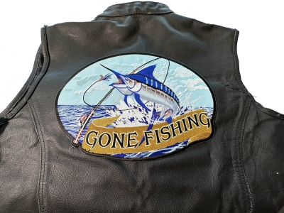 Gone Fishing Large Marlin Patch