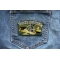 Duck Hunter Patch shown on jeans