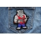 Tommy Gun Bulldog Patch shown on jeans