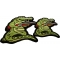 Alligator with Shotgun Patches Set of 2
