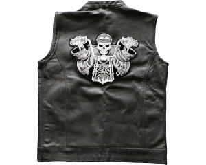 Skeleton Rider Biker Patch FAFO