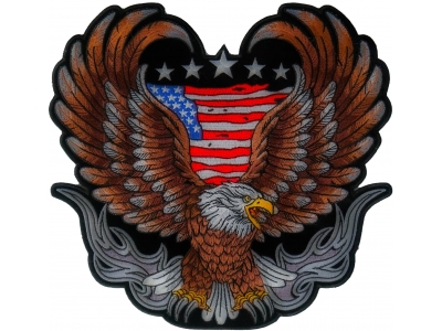 Brown Eagle Patch