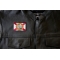 Florida Flag PAtch Florida Flag Patch - 3x2 inch. Embroidered Iron on Patch shown on leather vest