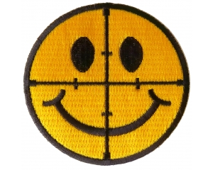 Sniper Scope Smiley Face Patch