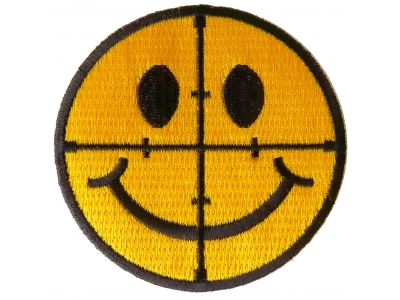 Sniper Scope Smiley Face Patch