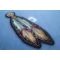 Tribal Feathers Patch | Embroidered Patches Tribal Feathers Patch diagonal view
