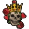 Hearts Queen Skull Patch