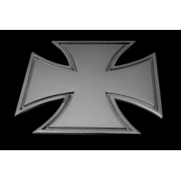 Maltese Cross Biker Pin