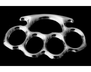 MMA Silver Knuckles Pin