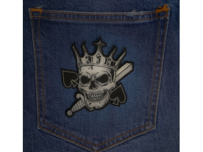 Spades Skull King Patch