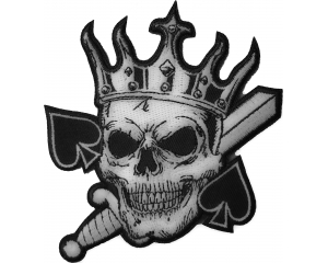 Spades Skull King Patch