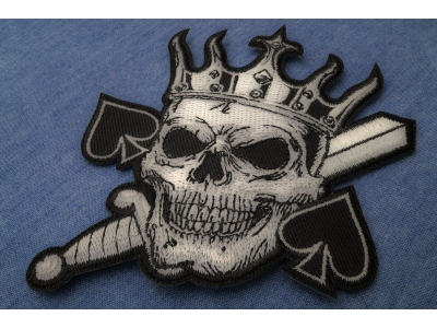 Spades Skull King Patch