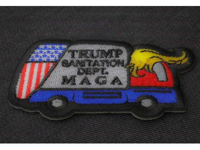 Trump MAGA Sanitation Department Patch