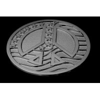 US Peace Flag Pin