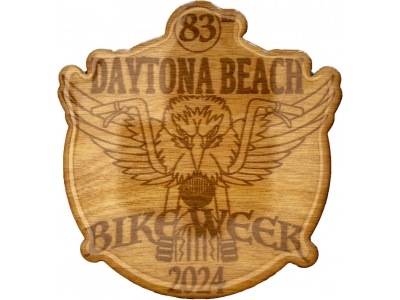 Epoxy Coated Daytona Bike Week Coaster