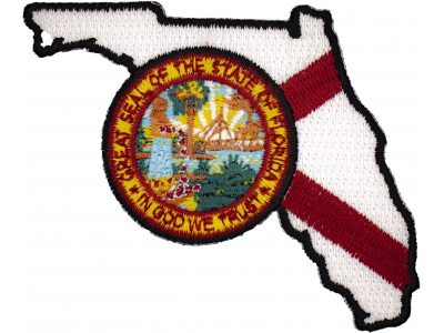 Florida Patch with State Seal and Map
