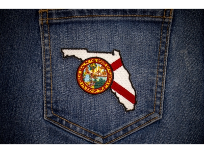 Florida Patch with State Seal and Map