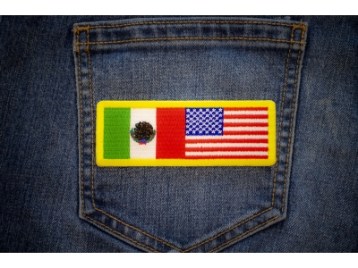 USA Mexico Patch | Embroidered Patches