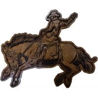 Bucking Horse Wood Wall Decor