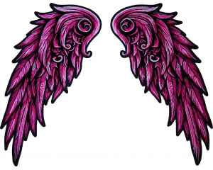 Pink Angel Wings Patch