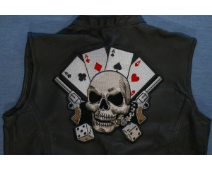 Gambler Skull Large Patch