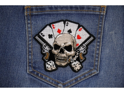 Gambler Skull Patch
