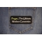 Prayer The Ultimate Wireless Connection Patch shown on jeans