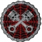 Piston Web Skulls Large Back Patch