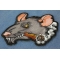 Smoking Rat Patch diagonal view