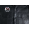 Free Palestine Patch shown on leather vest