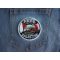 Free Palestine Patch shown on jeans
