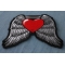 Guardian Angel Heart Patch diagonal view