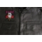 Wild Heart Eagle Rose Patch shown on leather vest