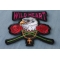 Wild Heart Eagle Rose Patch diagonal view