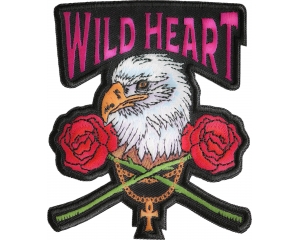 Wild Heart Eagle Rose Patch