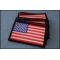 American Flag Patch Embroidered 3x2 inches with Black Borders 50 Pack American Flag Patch Embroidered 3x2 inches with Black Borders 50 Pack diagonal view