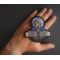 Night Rider Patch shown on hand for size comparison