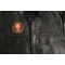 Grifter Of The Century Trump Patch shown on leather vest