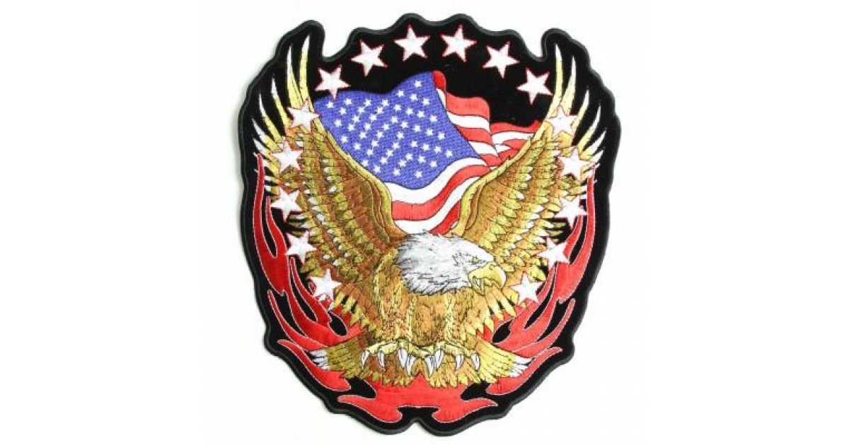 Shop Large Back Patches by Hot Leathers - TheCheapPlace.com
