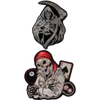 Large Skull Back Patches