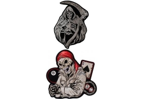 Large Skull Back Patches