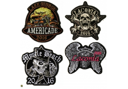STURGIS RALLY RARE VINTAGE CATTLE SKULL MC STURGIS PATCH