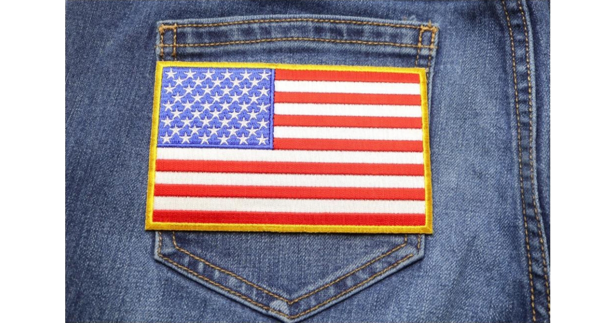 5 Inch Flag Patches - Sew or Iron on - Embroidered - TheCheapPlace.com