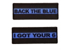 Blue Stripe Patches