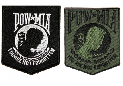 POW MIA For These Colors We Gave Embroidered Biker Patch