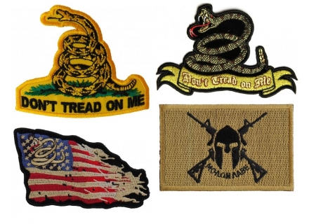 Live Free or Die Don't Tread On Me Gadsden American Flag Patch ...