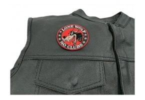 Small Biker Patches with Embroidered Designs