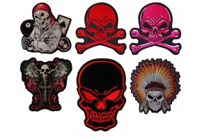 Colorful Skull Patches