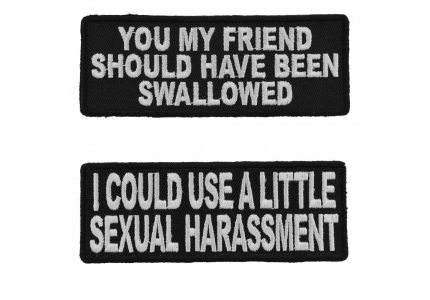 Funny and Vulgar Saying Patches - Sew or Iron on - TheCheapPlace Funny and Vulgar Saying Patches - Sew or Iron on - TheCheapPlace