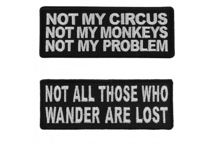Sarcasm Because Beating Up People Is Illegal FUN Motorcycle Biker Patch PAT-2780 